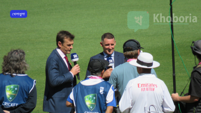 নাথান লায়নের ডেলিভারিতে ম্যাকগ্রা পেছনে