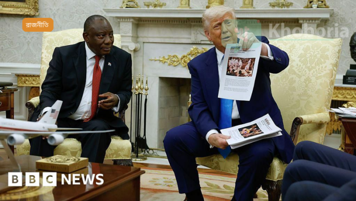 মার্কিন সরকারের কর্মকর্তাদের হয়রানির অভিযোগ দক্ষিণ আফ্রিকার বিরুদ্ধে