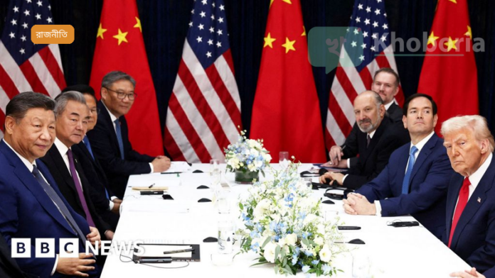 দক্ষিণ কোরিয়ার প্রেসিডেন্ট লি জে মিউং চীনের শি জিনপিংয়ের সঙ্গে সম্পর্ক পুনর্স্থাপনের জন্য বেইজিং সফর