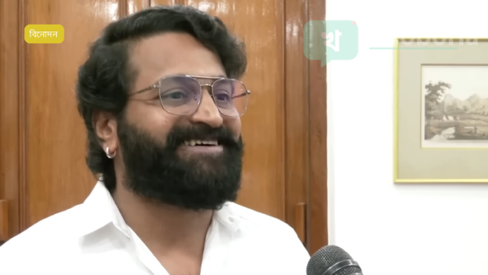 রিশাব শেট্টি জয় হানুমান চলচ্চিত্রের মুহূর্ত পূজা অঞ্জনাদ্রি বেটায় অনুষ্ঠিত